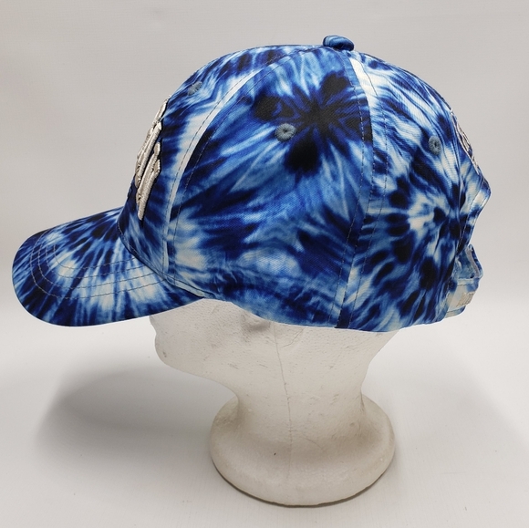 Robin Ruth Michigan Tie-Dye Cap Blue White Trucker Hat Adjustable Unisex - Picture 8 of 12